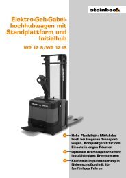 Elektro-Geh-Gabel- hochhubwagen mit Standplattform und Initialhub