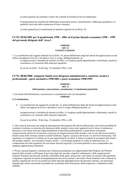 prerogative sindacali e normativa di riferimento - Dipartimento ...