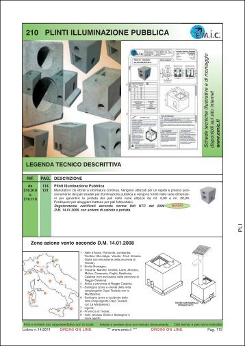 210 PLINTI ILLUMINAZIONE PUBBLICA - Emic