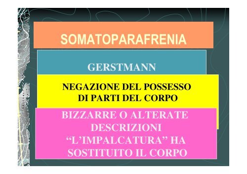 PARTICOLARITA' E TRATTAMENTO DEL NEGLECT