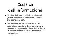 Codifica dell'informazione