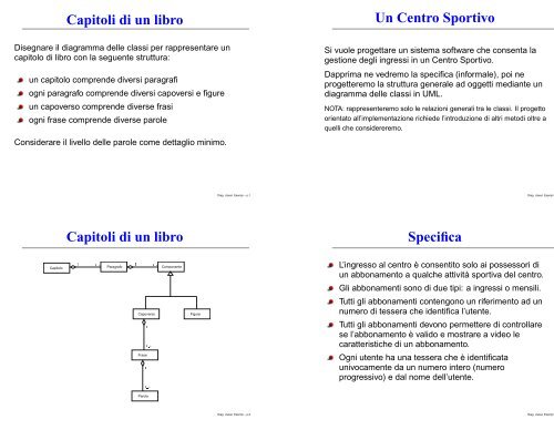 Capitoli Di Un Libro Capitoli Di Un Libro Un Centro Sportivo