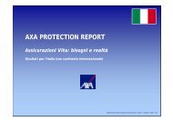 AXA Protection report italian version - AXA MPS