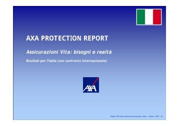 AXA Protection report italian version - AXA MPS