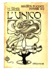 Uomo - Max Stirner
