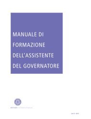 manuale di formazione dell'assistente del governatore - Distretto 2120