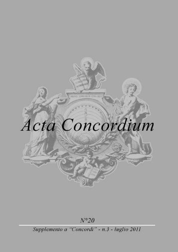 luglio - Accademia dei Concordi