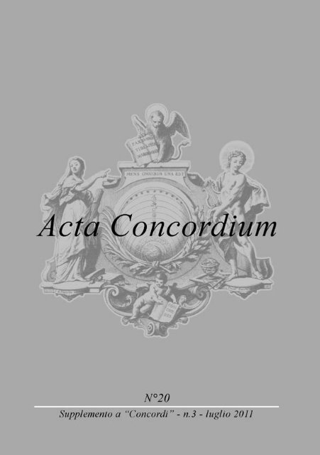 luglio - Accademia dei Concordi