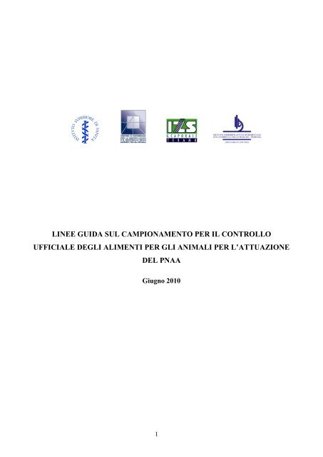 Linee guida sul campionamento per il controllo ufficiale degli ...