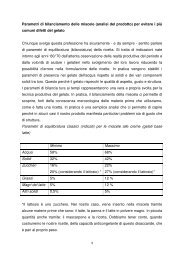 Parametri di bilanciamento delle miscele - ScuolaRadioElettra