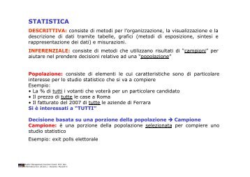 STATISTICA - utenti
