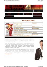 Hocus molto pocus (2010) - rassegna stampa - Kinoweb.it