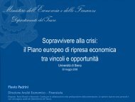 il Piano europeo di ripresa economica tra vincoli e opportunità