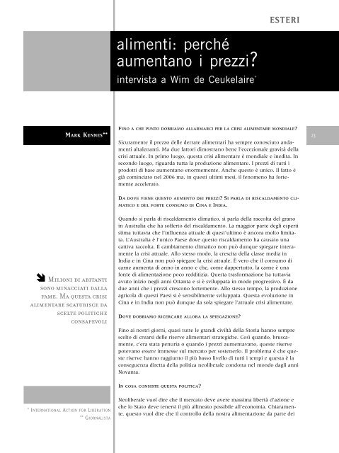 scarica il pdf della rivista - Essere Comunisti