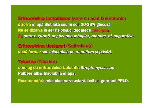 Antibioticele C.4. C.5. /S.II. - Veterinary Pharmacon