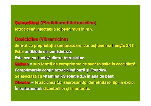 Antibioticele C.4. C.5. /S.II. - Veterinary Pharmacon