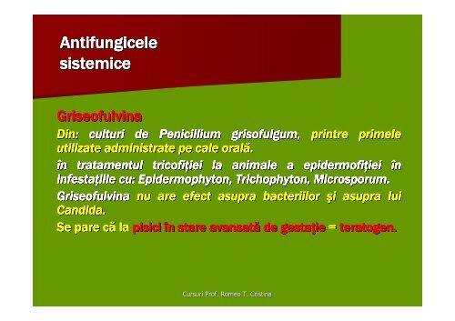 Antibioticele C.4. C.5. /S.II. - Veterinary Pharmacon