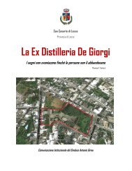 La Ex Distilleria De Giorgi - Comune di San Cesario di Lecce