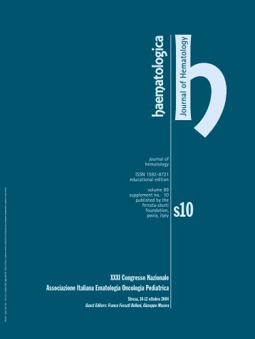 hhaem atologica - Haematologica - Supplements