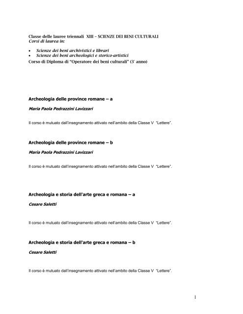 Archeologia Delle Province Romane Universita Degli Studi Di Pavia