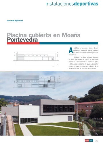 Piscina cubierta en Moaña Pontevedra - NAOS Arquitectura