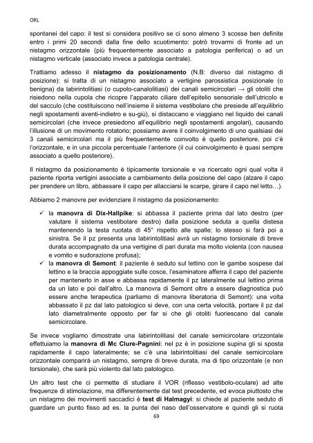 Appunti di ORL COSIMATO COSIMO, RUSSO ... - mediciunisa.it