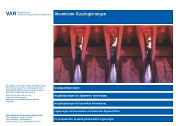 Aluminium Gusslegierungen (PDF)