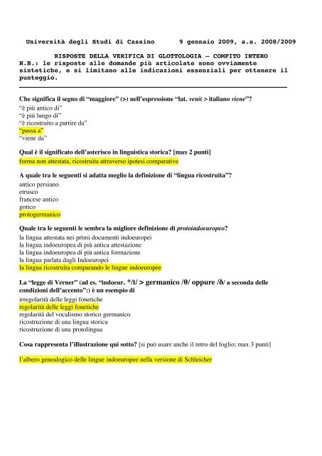 prova intera - Università degli Studi di Cassino