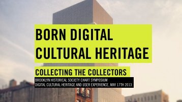 BORN DIGITAL CULTURAL HERITAGE