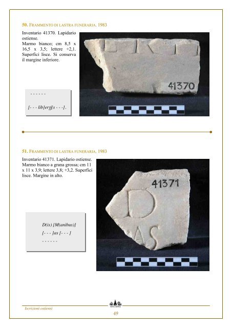 Disiecta membra - Soprintendenza archeologica di Roma ...