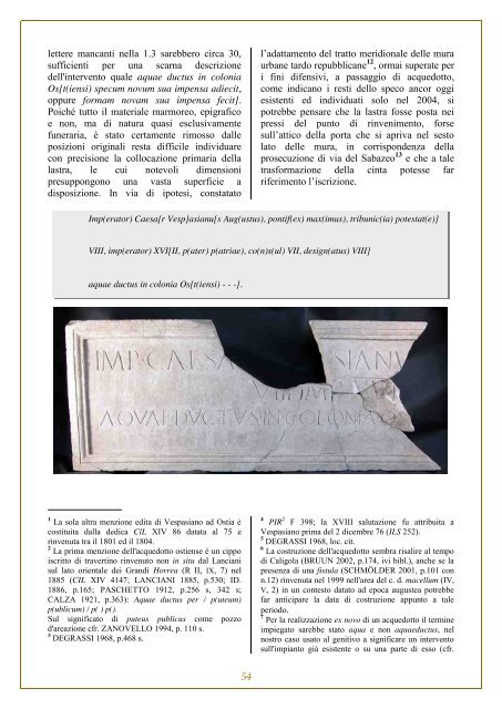 Disiecta membra - Soprintendenza archeologica di Roma ...