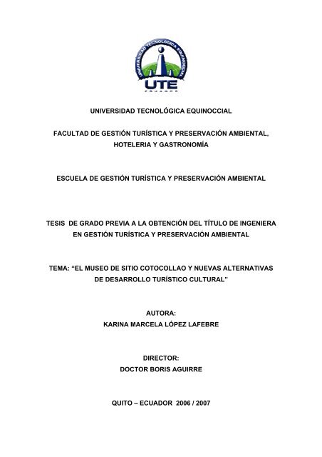 Universidad Tecnologica Equinoccial Facultad De Gestion Universidad Tecnologica Equinoccial Facultad De Gestion