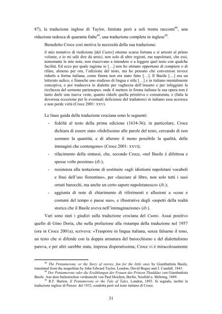 La lingua de Lo Cunto de li cunti di Giambattista Basile - FedOA ...