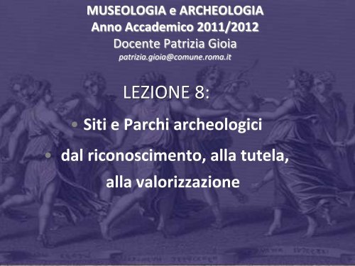 Lezione n. 8