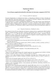 Letterature comparate - Università degli Studi di Genova
