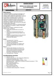 Scheda tecnica M21 DN25 ALTA EFFICIENZA - Kloben