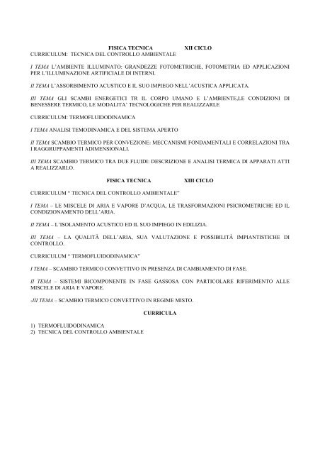 titoli temi e curricula dottorati - Associazione Italiana per la Ricerca