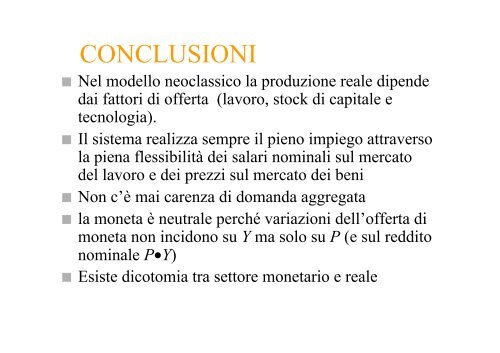 Equilibrio macroeconomico neoclassico