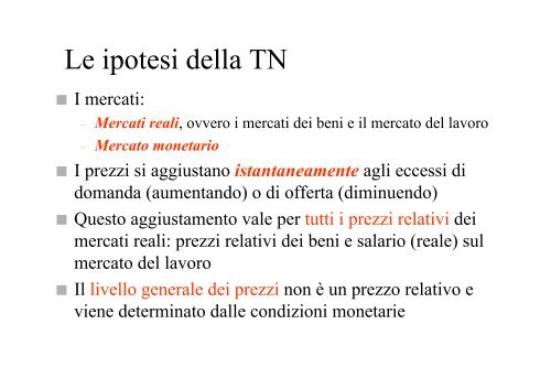 Equilibrio macroeconomico neoclassico