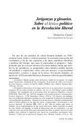 Jerigonzas y glosarios. en la Revolución liberal - Asociación de ...