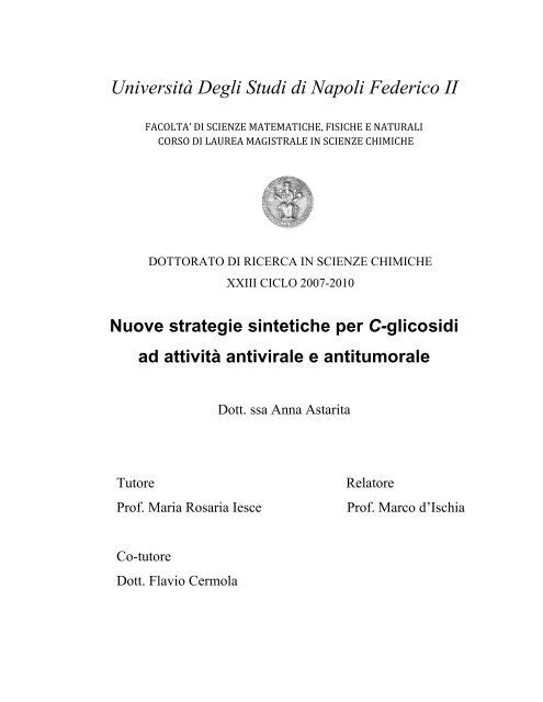 Università Degli Studi di Napoli Federico II - FedOA - Università ...