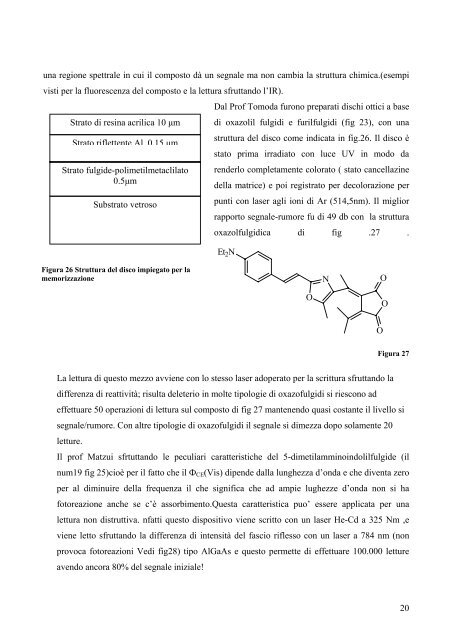 Materiali organici per il Data Storage: metodi sviluppi, applicazioni.