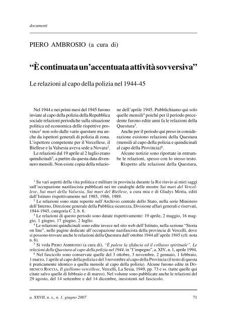 La politica mediterranea dell'Italia: continuità e cambiamenti