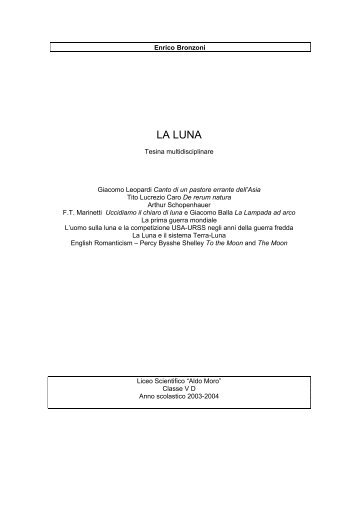 Tesina completa da scaricare - Matematicamente.it