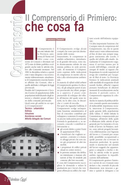 APRILE 2003 - Comunità di Primiero