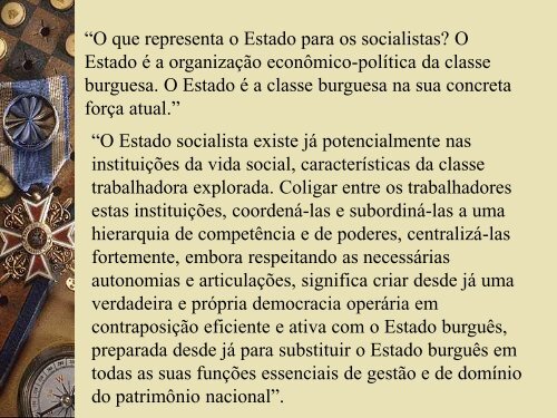 O Estado na Sociedade Capitalista - Associação Palotina