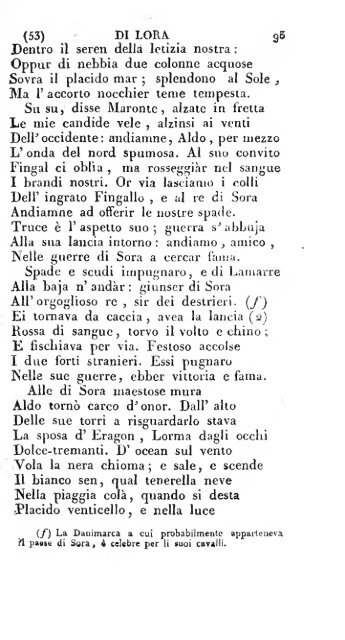 Poesie di Ossian, antico poeta celtico