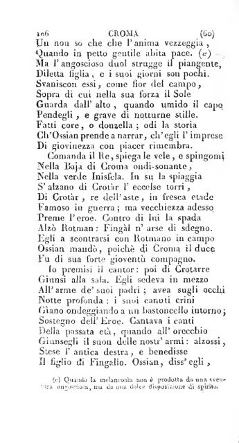 Poesie di Ossian, antico poeta celtico