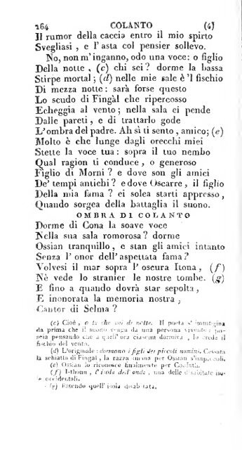 Poesie di Ossian, antico poeta celtico