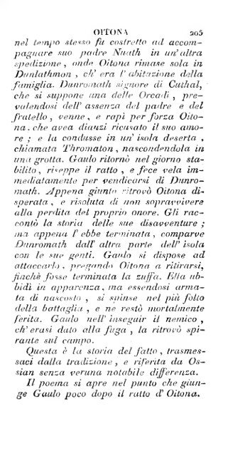 Poesie di Ossian, antico poeta celtico